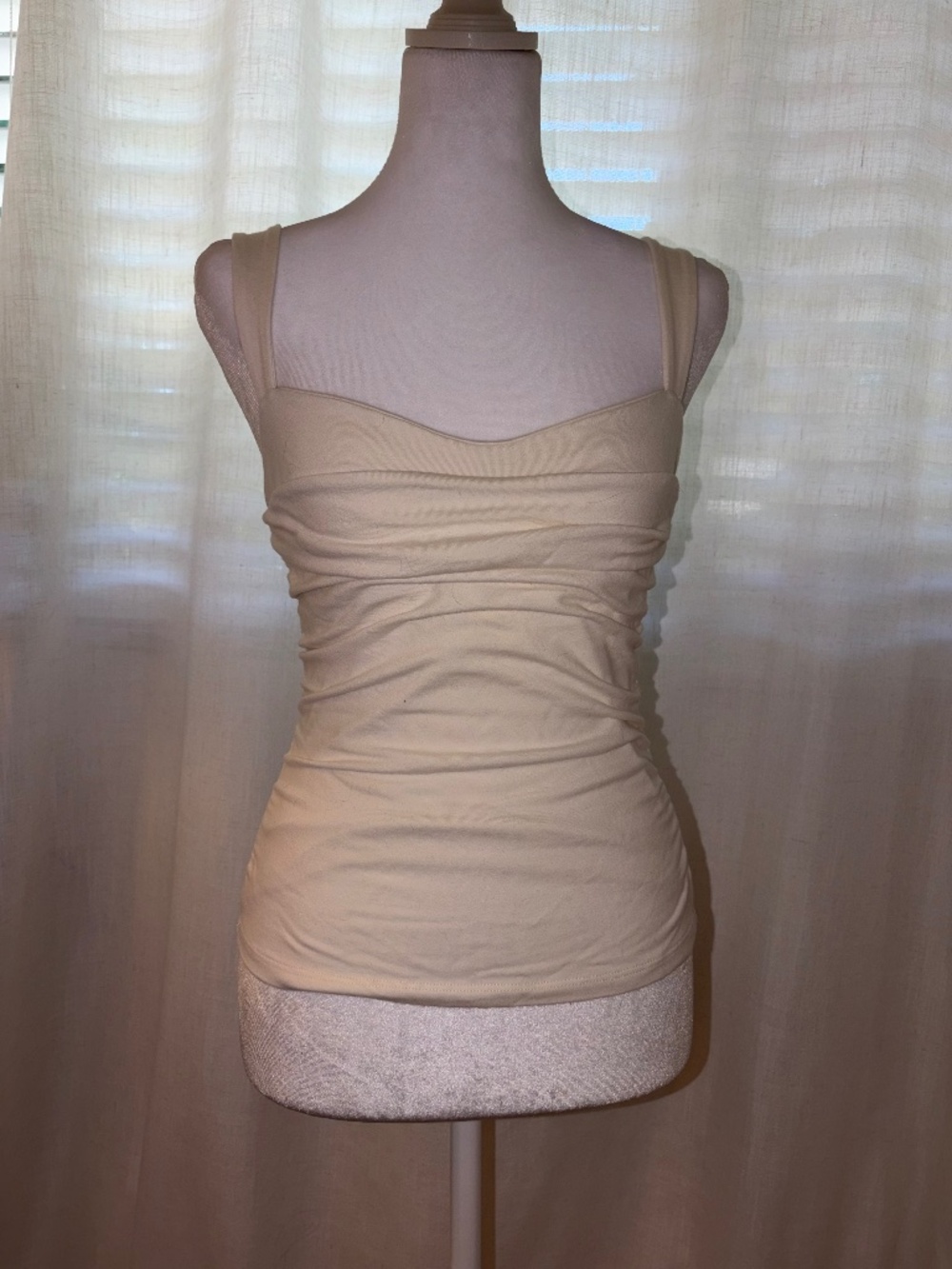 Reformation cream/ivory tank